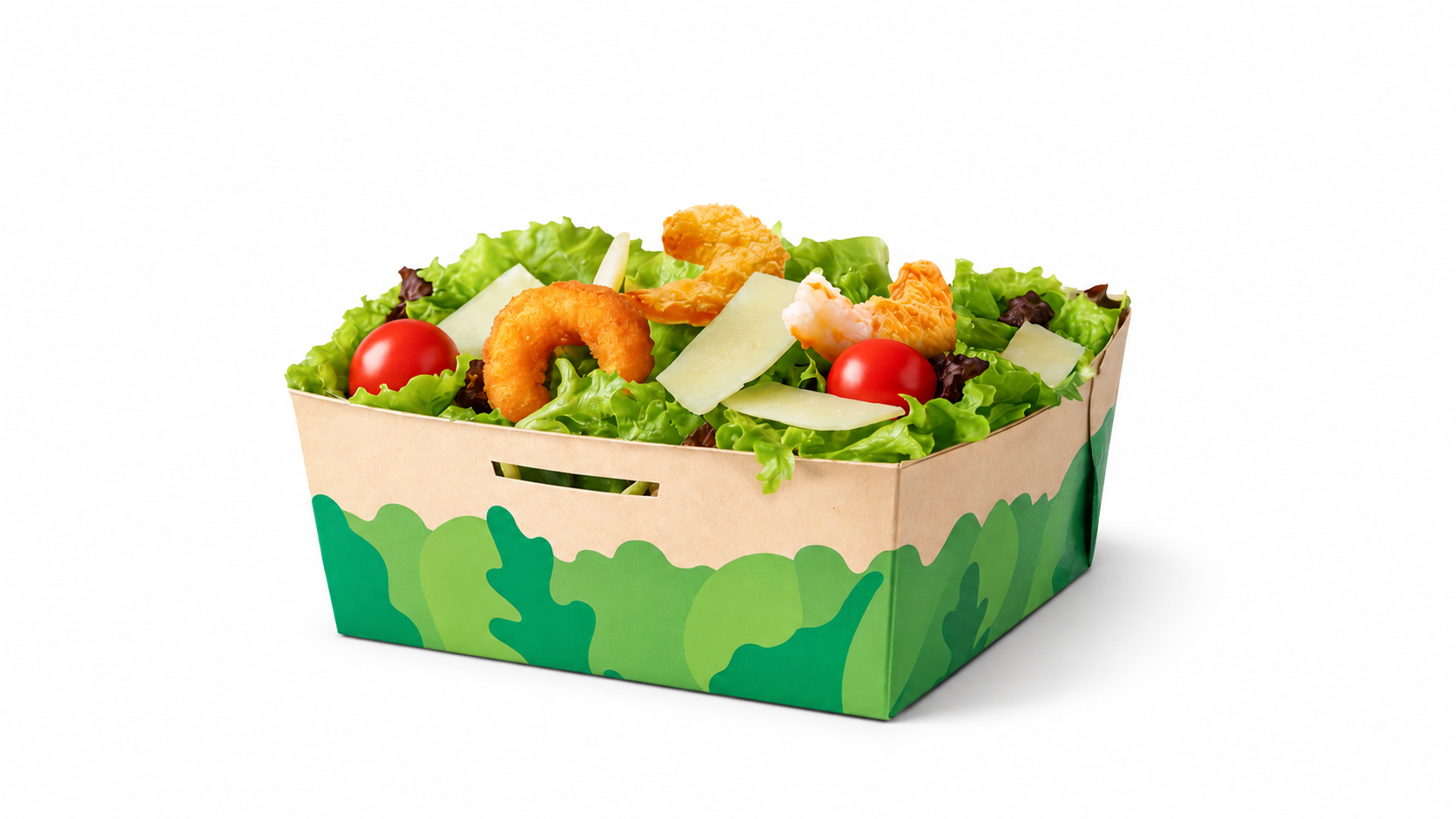 Sezar salatı (Krevetlə)